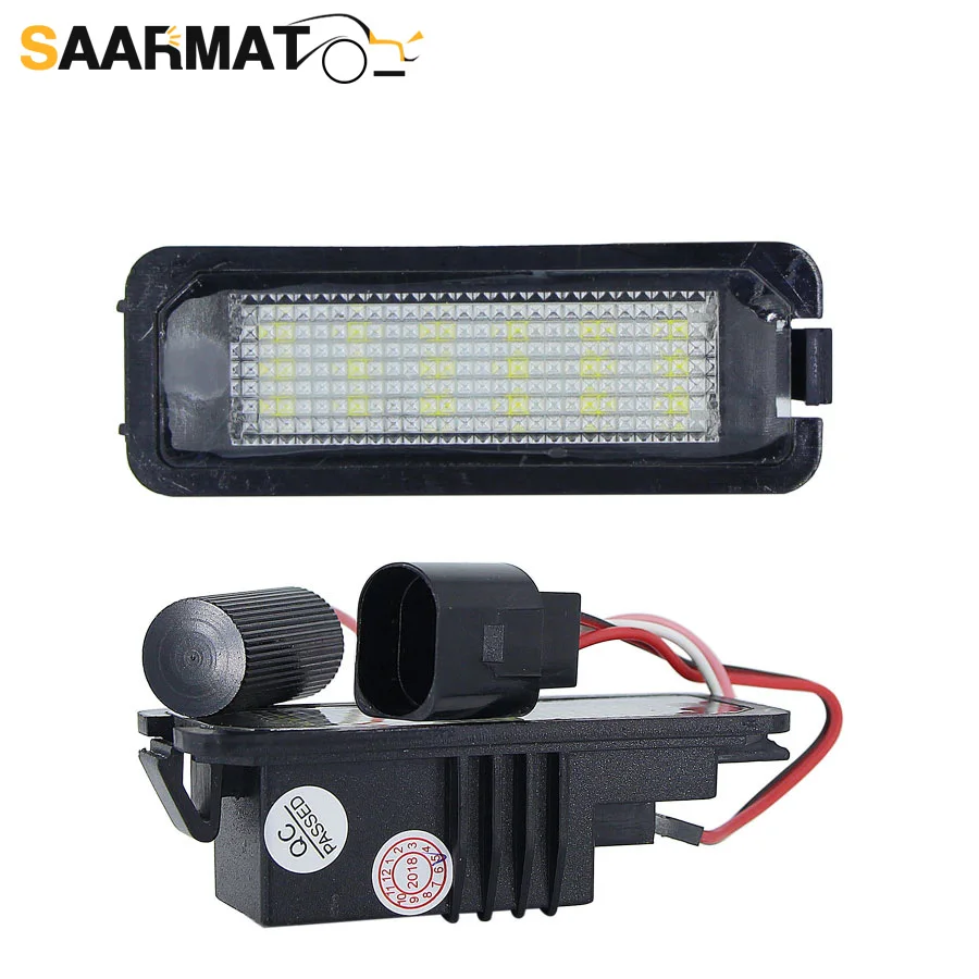 Без ошибок 18SMD светодиодный номерной знак оссветильник ительное основание для VW