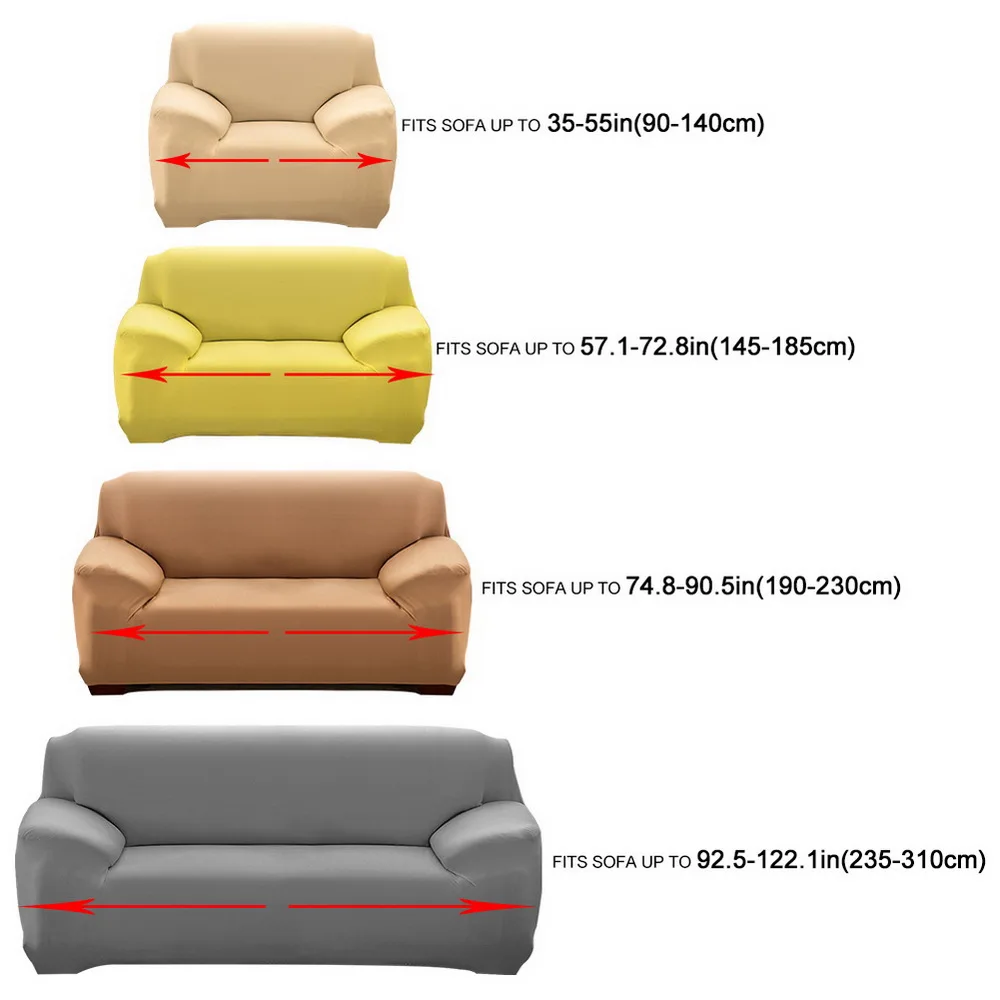 1/2/3/4 Seater диванов чехлов плотно Обёрточная бумага все включено Нескользящая