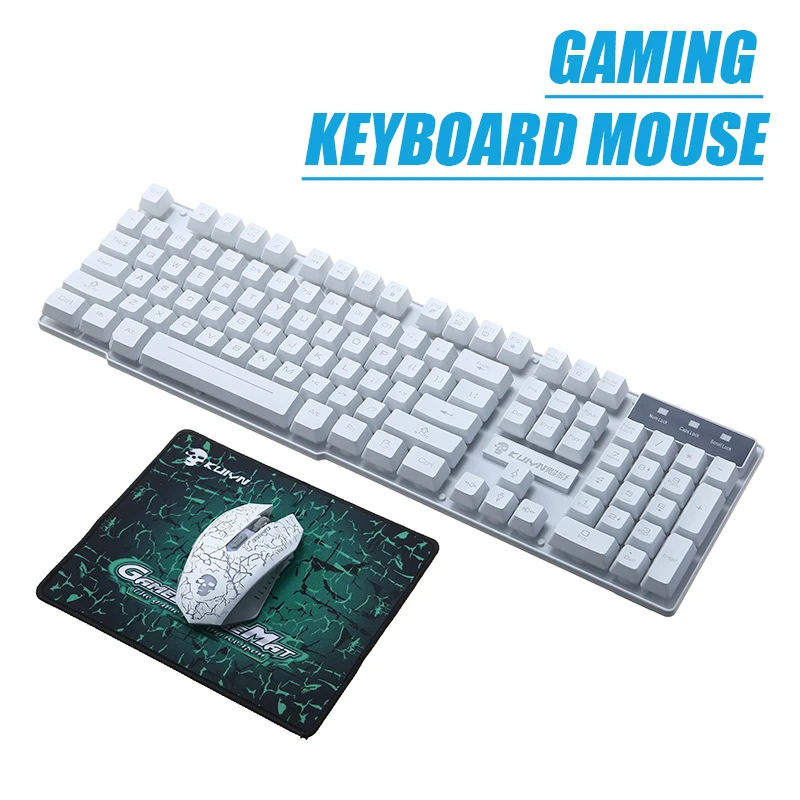 

Клавиатура и мышь комплект геймера для настольных ПК светодиодный ная подсветка