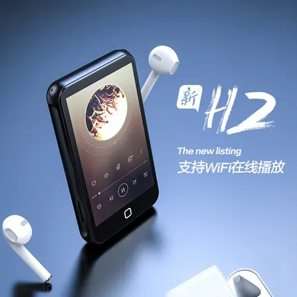 RUIZU H2 Bluetooth MP3 плеер с Полный сенсорный Экран 16 Гб Портативный Android музыка Wi Fi FM