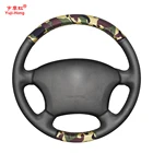 Чехол на руль автомобиля для Toyota Land Cruiser 1995-2009 Prado LC120 Hilux 2009-2011 Highlander Tundra 4runner 2003-2008
