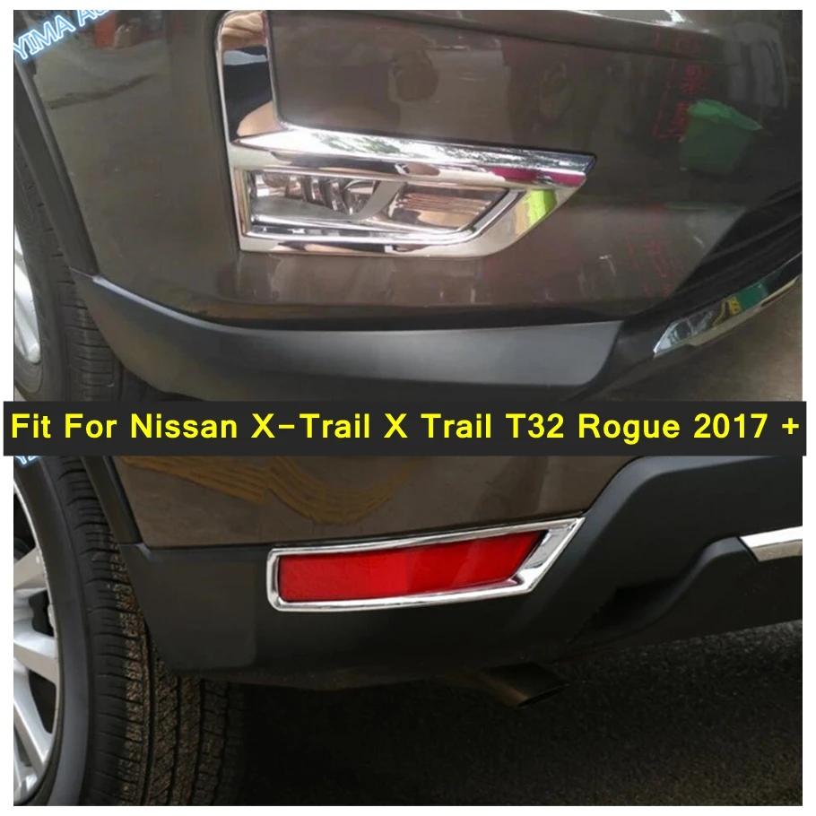 

Lapetus Front + Rear Fog Lights Lamp Cover Trim Bumper Protector For Nissan X-Trail X Trail T32 Rogue 2017 - 2020 Accessories