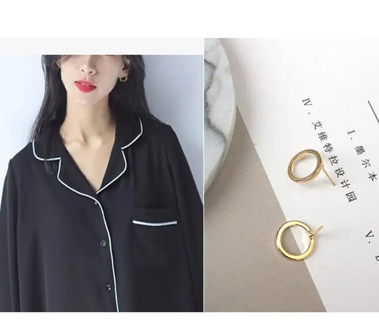 

Korean Jewelry Explosion Minimalist Minimal Earrings for Men and Women Earrings Manufacturers Wholesale