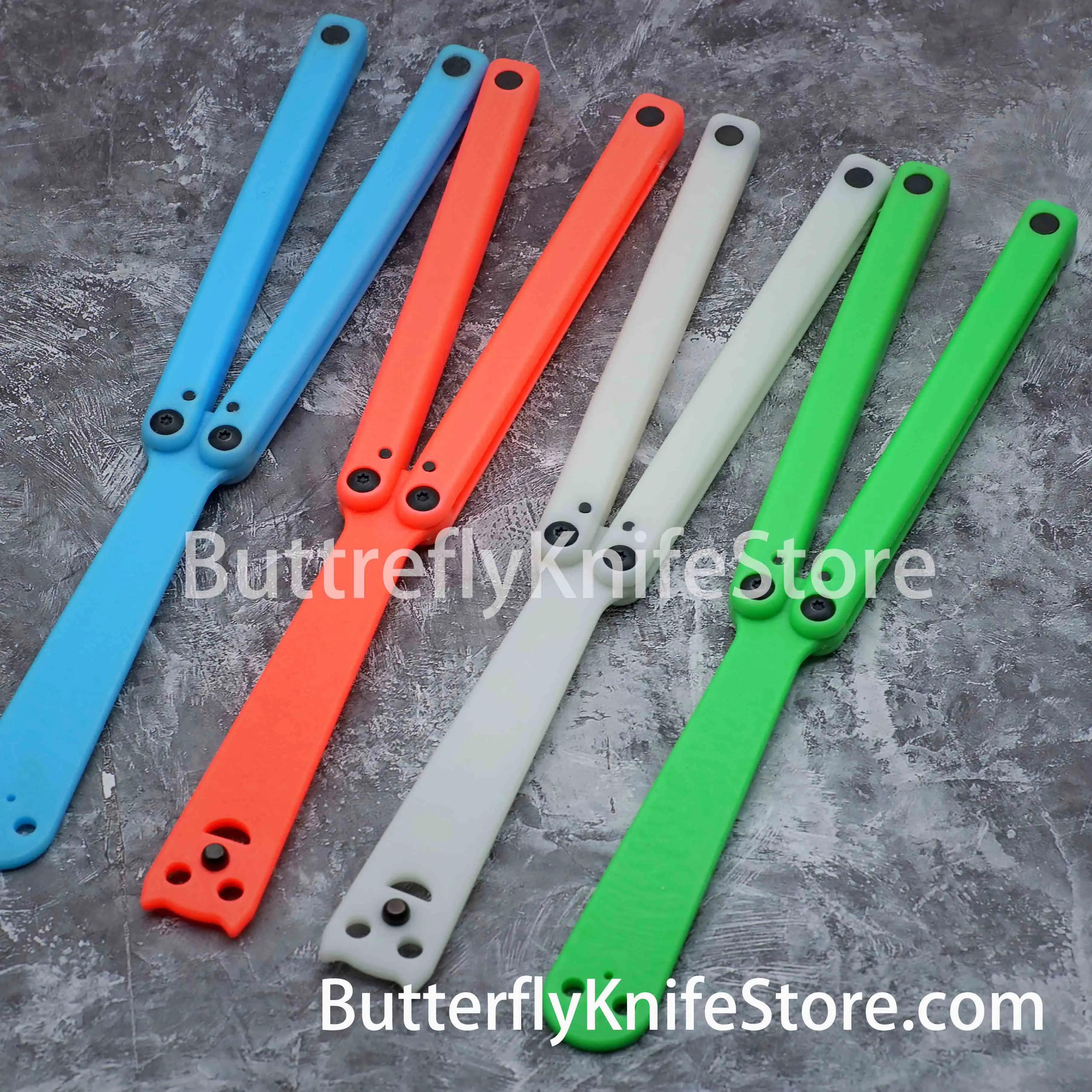 Клинок-бабочка из балисонг сквидди тренировочный нож-бабочка пластиковый для