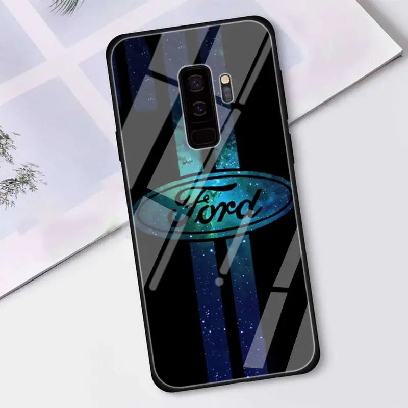 

Comfortable Car Ford Phone Cases Tempered Glass For Samsung S6 7 8 9 10 20 Plus 20Ultra Note8 9 10 10pro