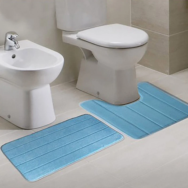 Нескользящий коврик для ванной комнаты домашние мягкие U-образные впитывающие