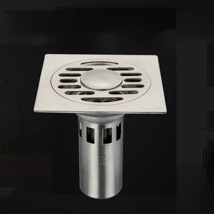 Слив для пола в ванной комнате 10*10 стиральная машина двойного назначения Толстая