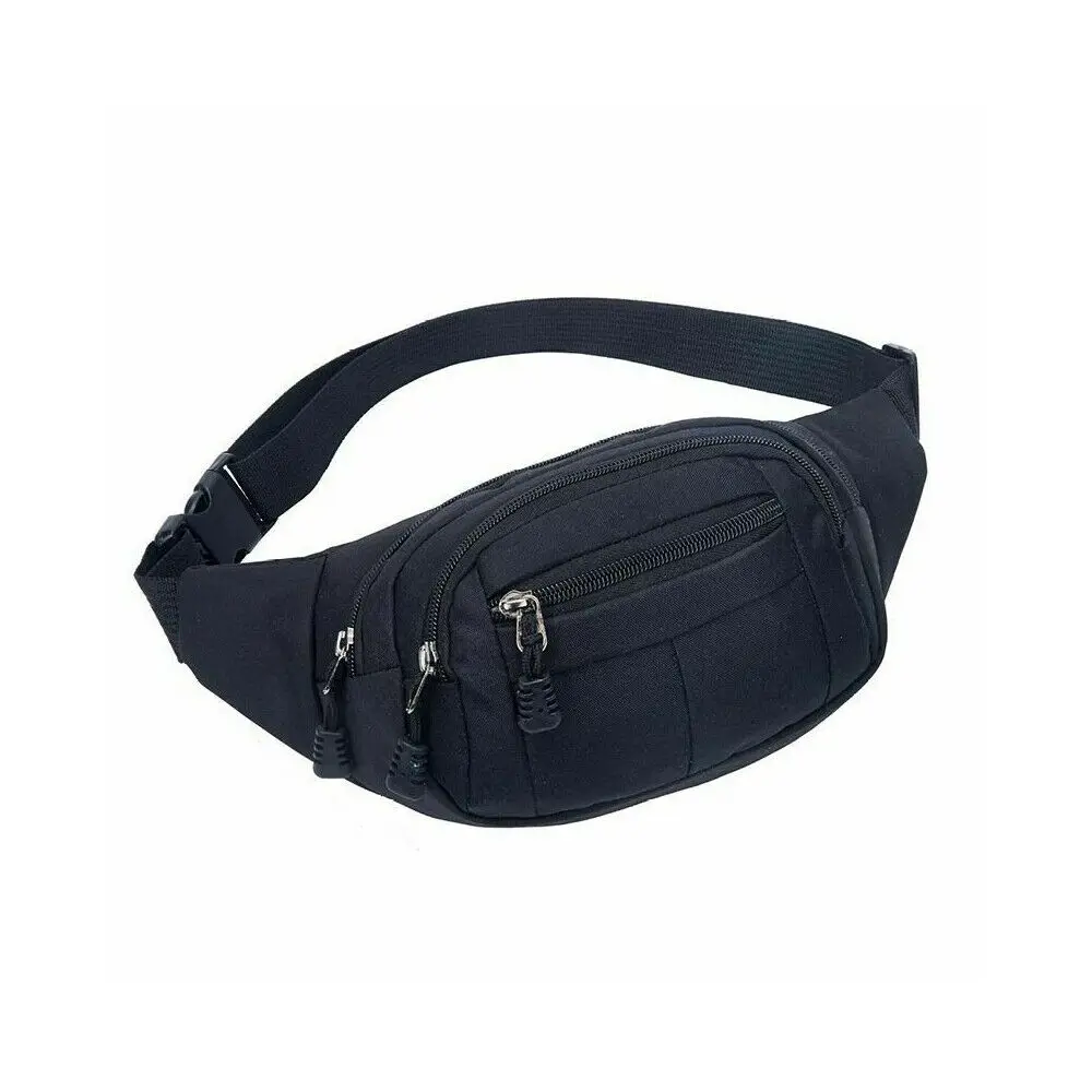 Забавная Повседневная дорожная поясная сумка на молнии для мужчин и женщин
