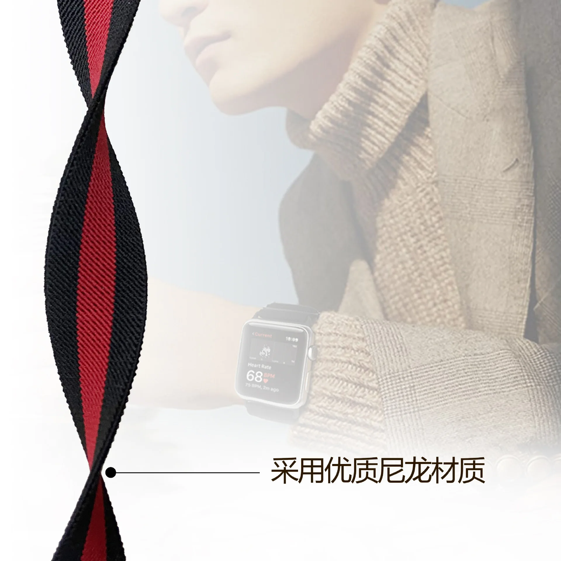 

New2021 20mm/22mm strap is suitable for Samsung watch Huawei watch Xiaomi watch 44mm/45mm is suitable for Apple Watch