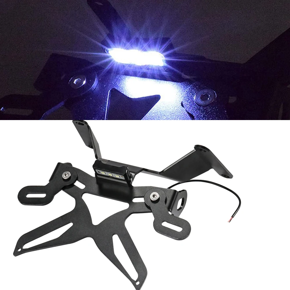 

Motorcycle License Plate Holder Tail Light Bracket Tidy Fender Eliminator for 2019-2021 Honda CB650R CBR650 CBR 650R