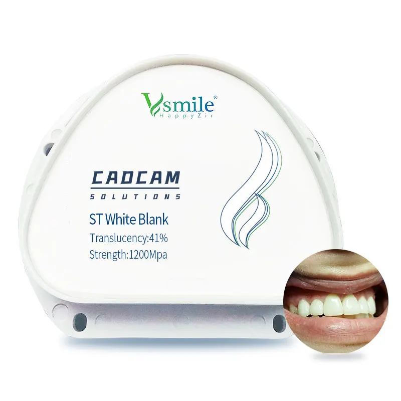 Диск Amann Dental ST из белого циркония для контурной короны, длинная прочность моста 1200 МПа с системой CADCAM Amann Girrbach