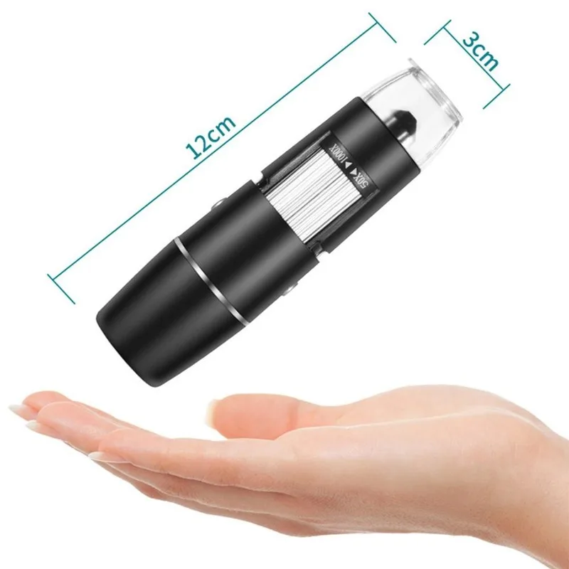 1000X Wifi Digital Microscope Magnifier USB Inspection Camera 8 LED with Stand for Android IOS Portable Electronic | Дом и сад