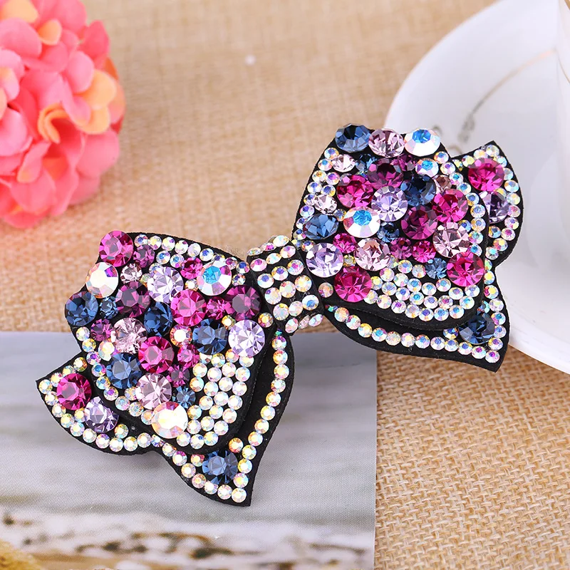 Женская заколка-пряжка с бантом простая Изысканная заколка-Пряжка стразы