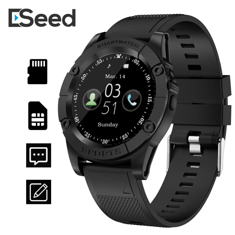 ESEED SW98 Смарт часы для мужчин поддержка сим-карта TF шагомер камера 380 мАч Bluetooth