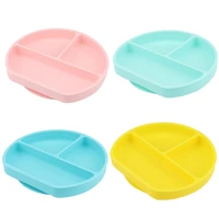 baby silicone tray integrated childrens tableware food supplement bowl childrens non slip suction cup tray