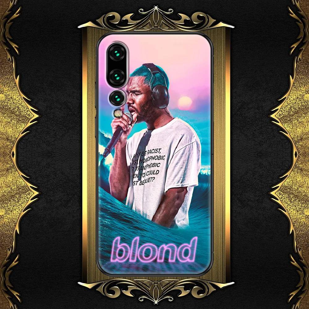 

frankes blondes oceanes Phone case For Huawei P Mate P10 P20 P30 P40 10 20 Smart Z Pro Lite 2019 black luxury back art coque tpu