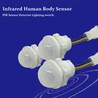 Инфракрасный датчик человеческого тела, переключатель света, PIR датчик, детектор, умный переключатель, автоматический датчик движения, ночник, переключатель 110 В, 265 в