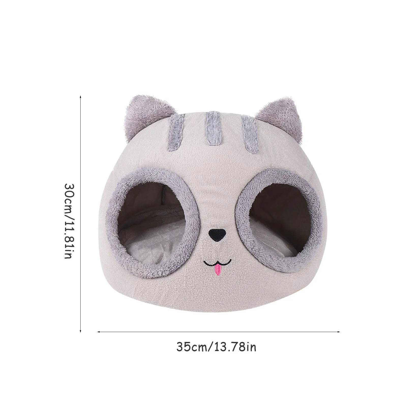 

Super Soft Cat Bed Comfort Little Mat Basket Cat Head Shaped For Cat' House Pet Tent Cozy Cave Beds Indoor Pet Sleep Accessories