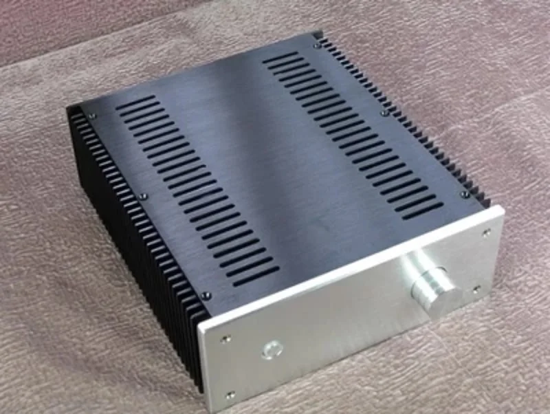 BRZHIFI BZ2409 алюминиевый чехол с двойным радиатором для усилителя мощности класса A