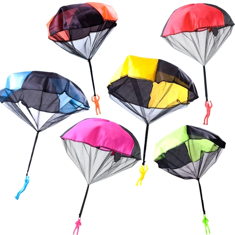 

Творческий Красочный спутанный свободный бросок игрушечный парашют имитирует реальную ситуацию посадки для улучшения способности детско...