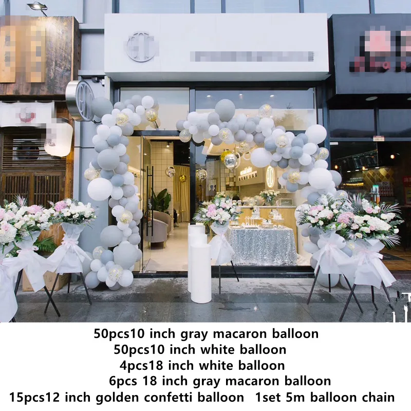 

135 шт шаров арки комплект гирлянды многоцветный Макарон шары арки гирлянды DIY Одежда для свадьбы, дня рождения шарики для украшения гирлянды