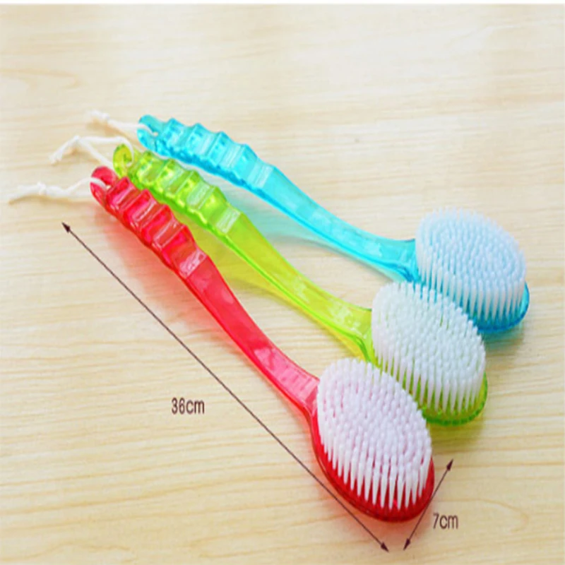 

Bath Brush Back Body Bath Shower Sponge Scrubber Brushes with Handle Exfoliating Scrub Skin Massager Exfoliation Bathroom Brush