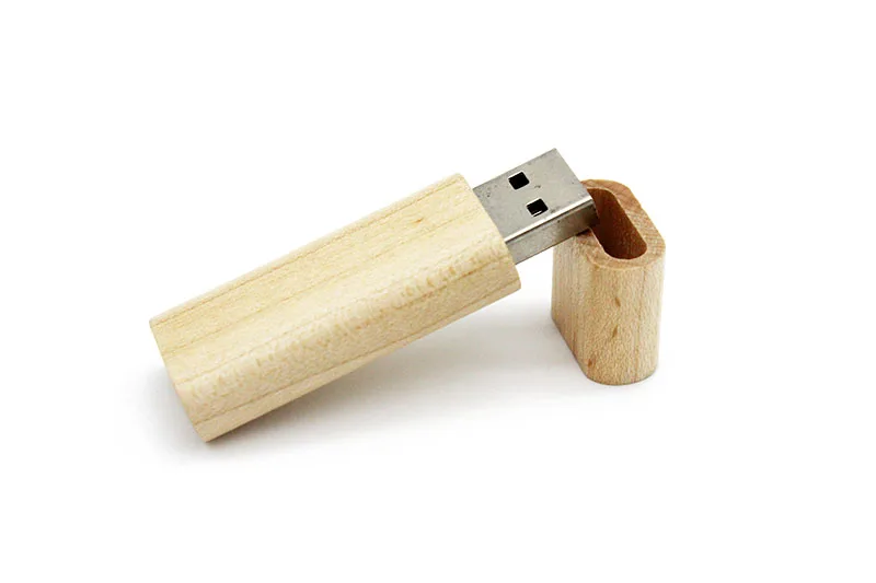 JASTER деревянный бамбук USB флешка флэшки щепы флешки 4 ГБ 8 ГБ 16 ГБ 32 ГБ memory stick U диск персональный подарок - Цвет: Maple