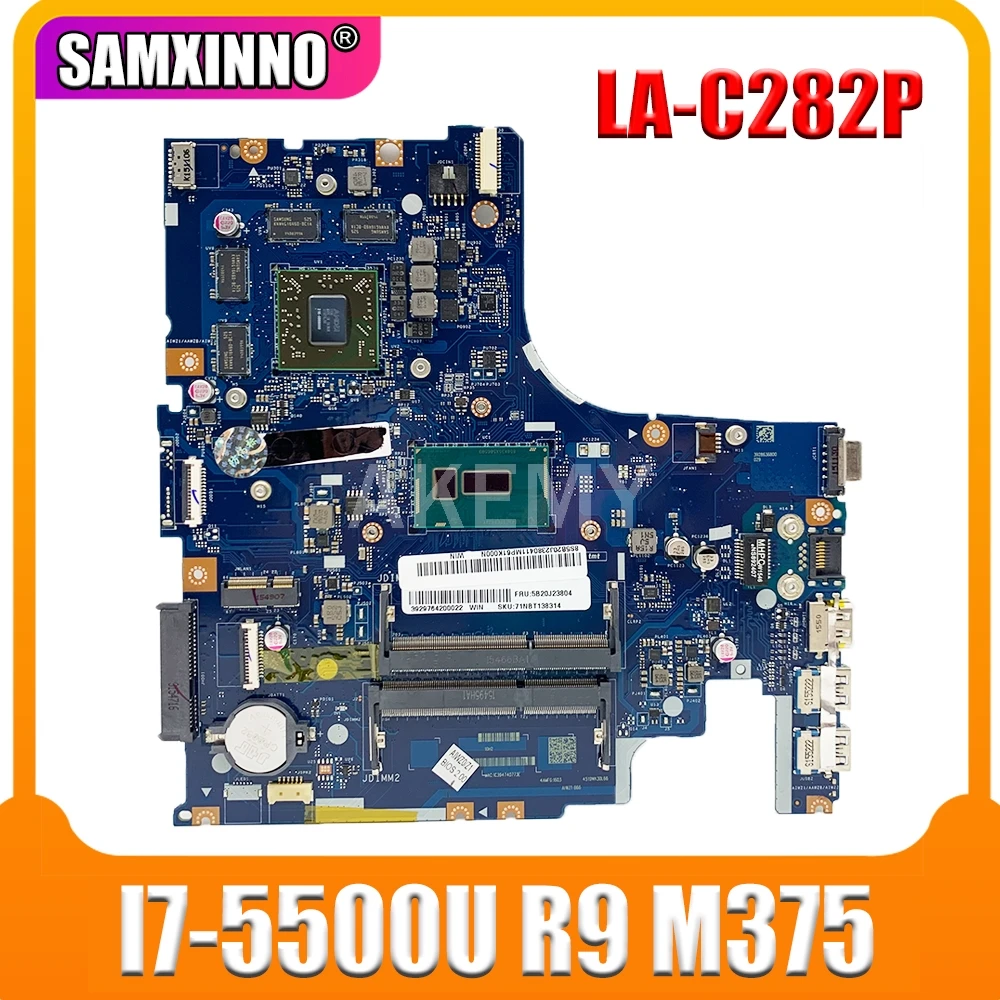 AIWZ0/Z1 LA C282P материнская плата для For Lenovo Z51 70 Y50C XIAOXIN V4000 ноутбука CPU i7 5500U R9 M375 100% тестовая работа|Материнские