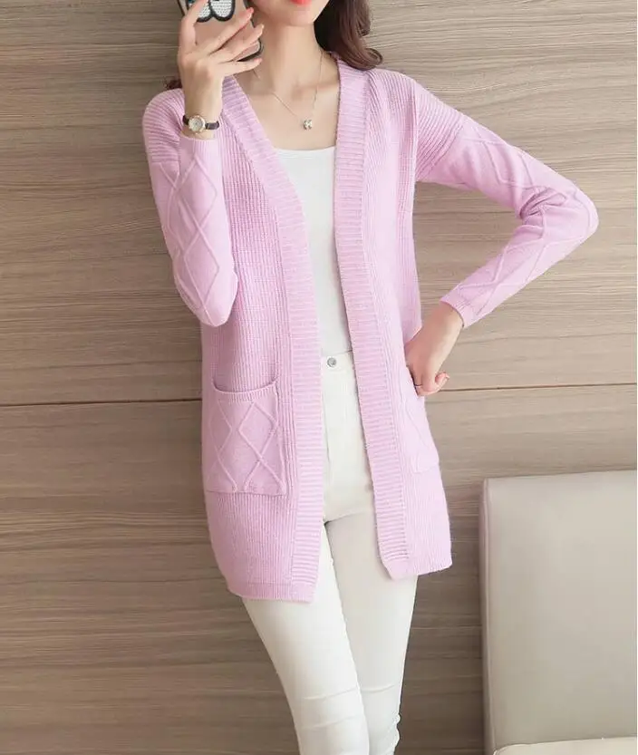 

New 2019 Spring Women Fashion Cardigan Sweaters Female Winter Poncho Jackets Plus Size Loose Coat vestidos Knitted Cardigans