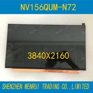 4k uhd laptop matrix 15 6 40pins led lcd screen nv156qum n72 v3 0 nv156qum n72 3840x2160 display non touch free global shipping