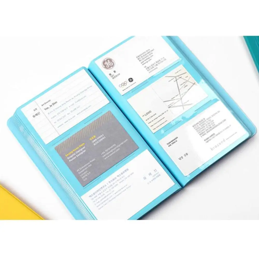 Фотоальбом с 96 карманами 3-дюймовая сумка для хранения пленок Жесткий Чехол