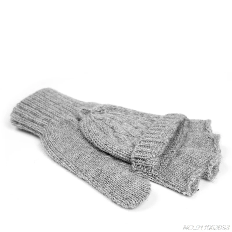 

Women Men Winter Warmer Soft Fingerless Gloves Mittens Knitted Glove Hand New N11 20 Dropshipping