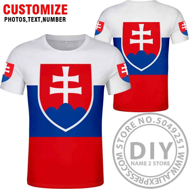 Футболка Словакия с именем под заказ футболка svk государственным флагом sk