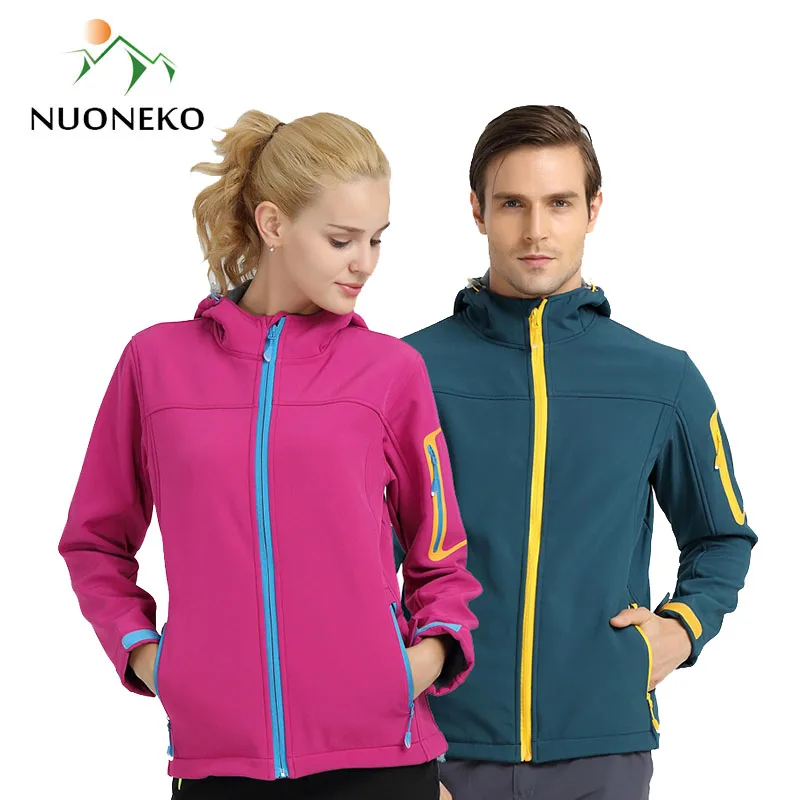 NUONEKO уличные походные флисовые мягкие куртки для женщин и мужчин