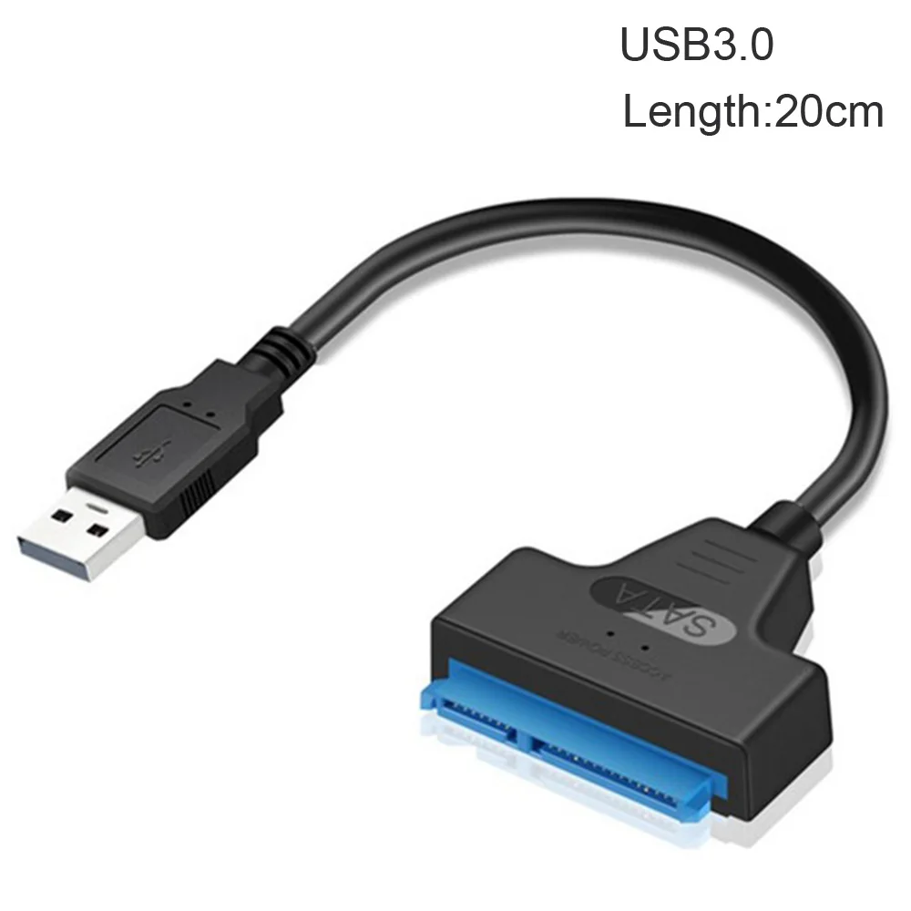 SATA 3 Cable support 6Gbps to USB Adapter for 2.5 Inches External SSD HDD Hard Drive 22 Pin Sata III 2.0/3.0 20cm | Компьютеры и офис