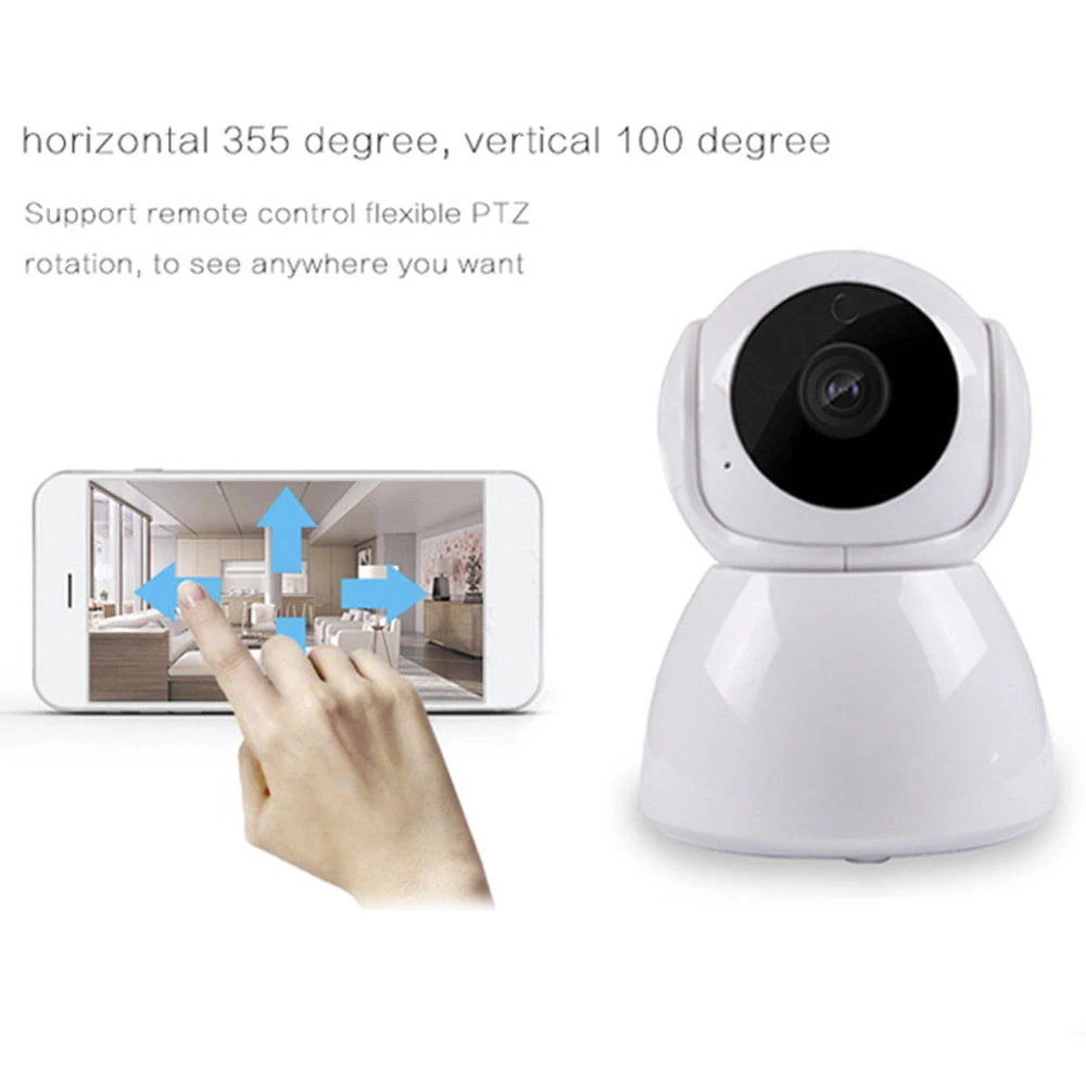HD 720P Home Security IP Camera Two Way Audio Wireless Mini 200W/100W Night Vision CCTV WiFi Baby Monitor | Обустройство дома