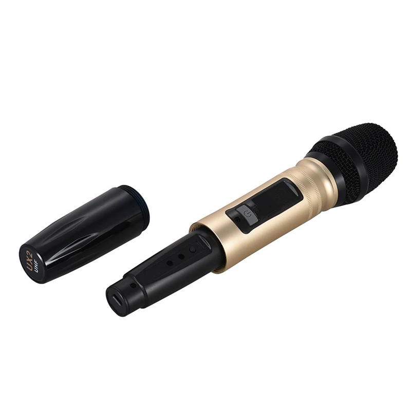 Беспроводной УВЧ-микрофон с портативным Usb-приемником для записи речи Ktv Dj (2Mic) |