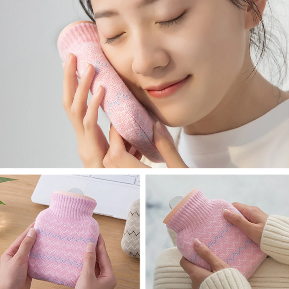 Student Winter Hot Water Bottle Silicone Portable Explosion-proof Microwave Hand Warmer Mini Outdoor Heating Kids Foot Neck Gift | Бытовая