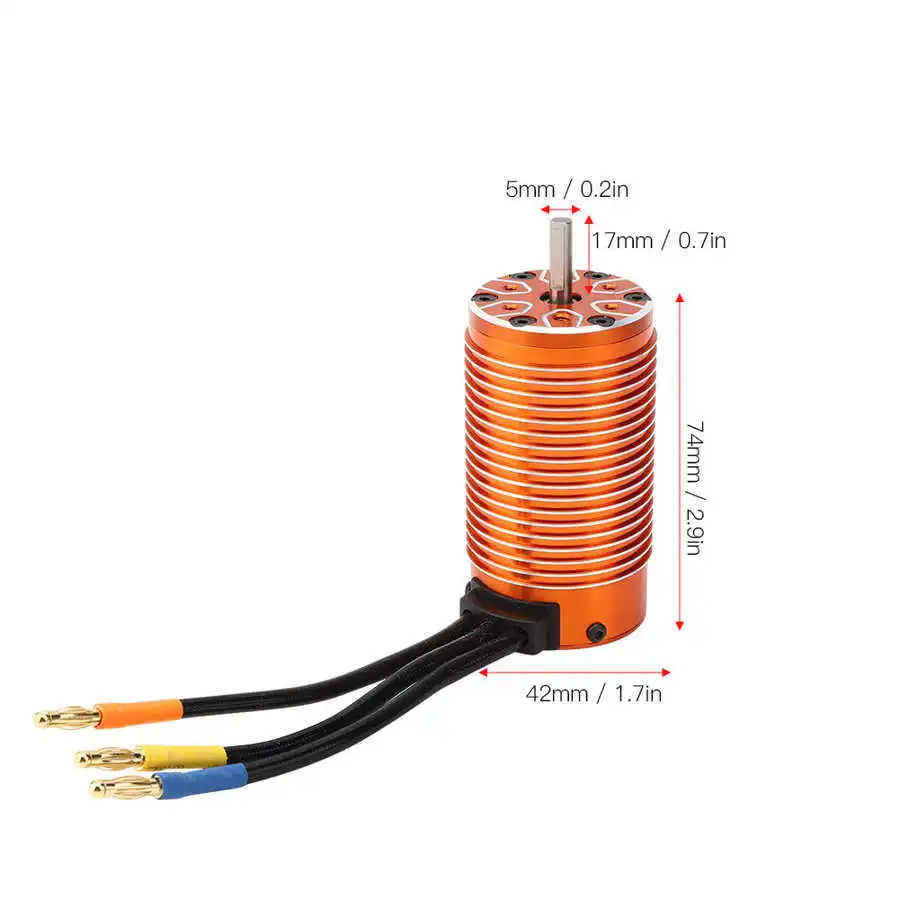 RC 120A Brushless ESC + 4074 Motor for Car Model Upgrade Parts Spare Set | Игрушки и хобби