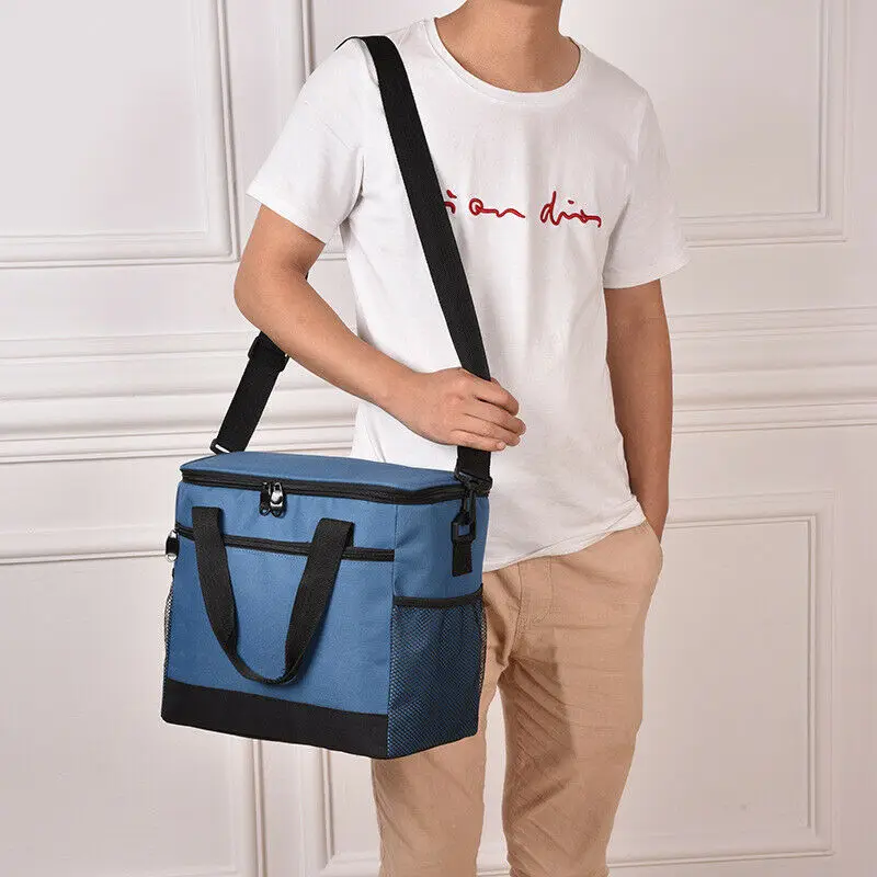 

Portable Insulated Lunch Bag Large School Camping Lunchbox Cooler Thermal Bags