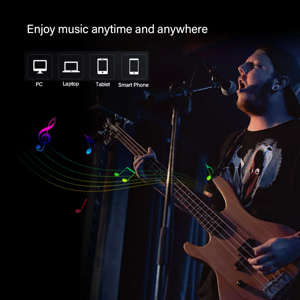 Домашний микрофон для записи вокала USB подставка настольный мини металлический