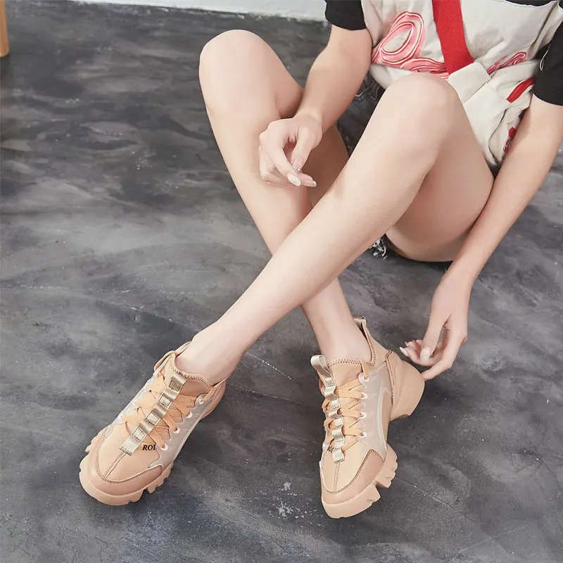 new hot sports running shoes Outdoor Lace-up Breathable Lightweight Sneakers Women Comfortable Athletic Shoes E31-100