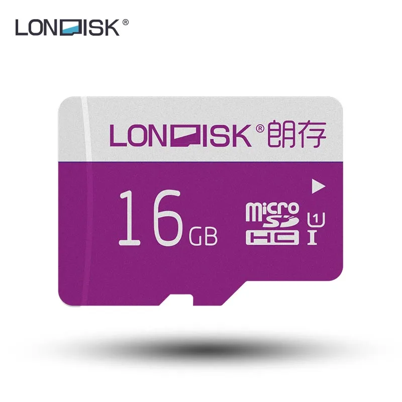 Карта памяти 16ГБ TF microsd LONDISK EXTREME U1 micro sd класса10 с подарком адаптером|Карты памяти|