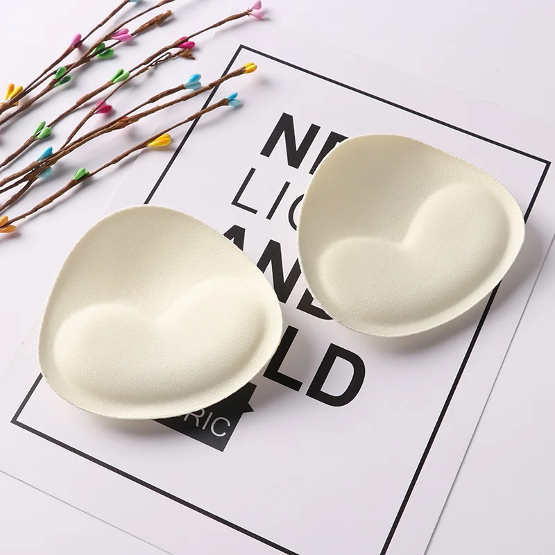 2 шт. 1 пара Женские аксессуары губка купальник грудь пуш ап бюстгальтер подкладка