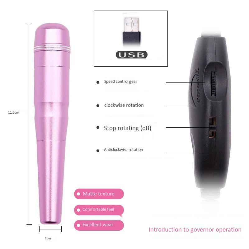 

Electric Nail Drill Set, Professional Portable Nail File Manicure Pedicure Tools with Nail Polish Kits