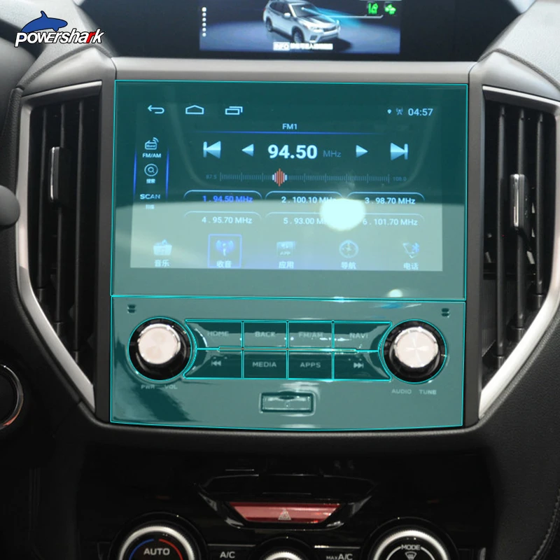 

Car Interior Central Navigation Screen Gear TPU Sticker Transparent Protective Film For Subaru Forester SK 2019 2020 Accessories