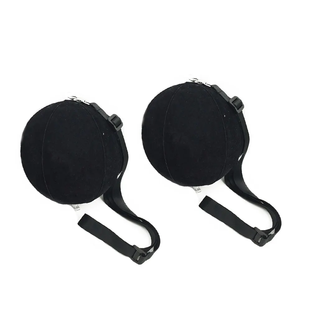 Black 2PC Гольф умный ударный мяч гольф качели тренер помощь практика коррекция осанки тренировочные принадлежности - Цвет: Black 2PC