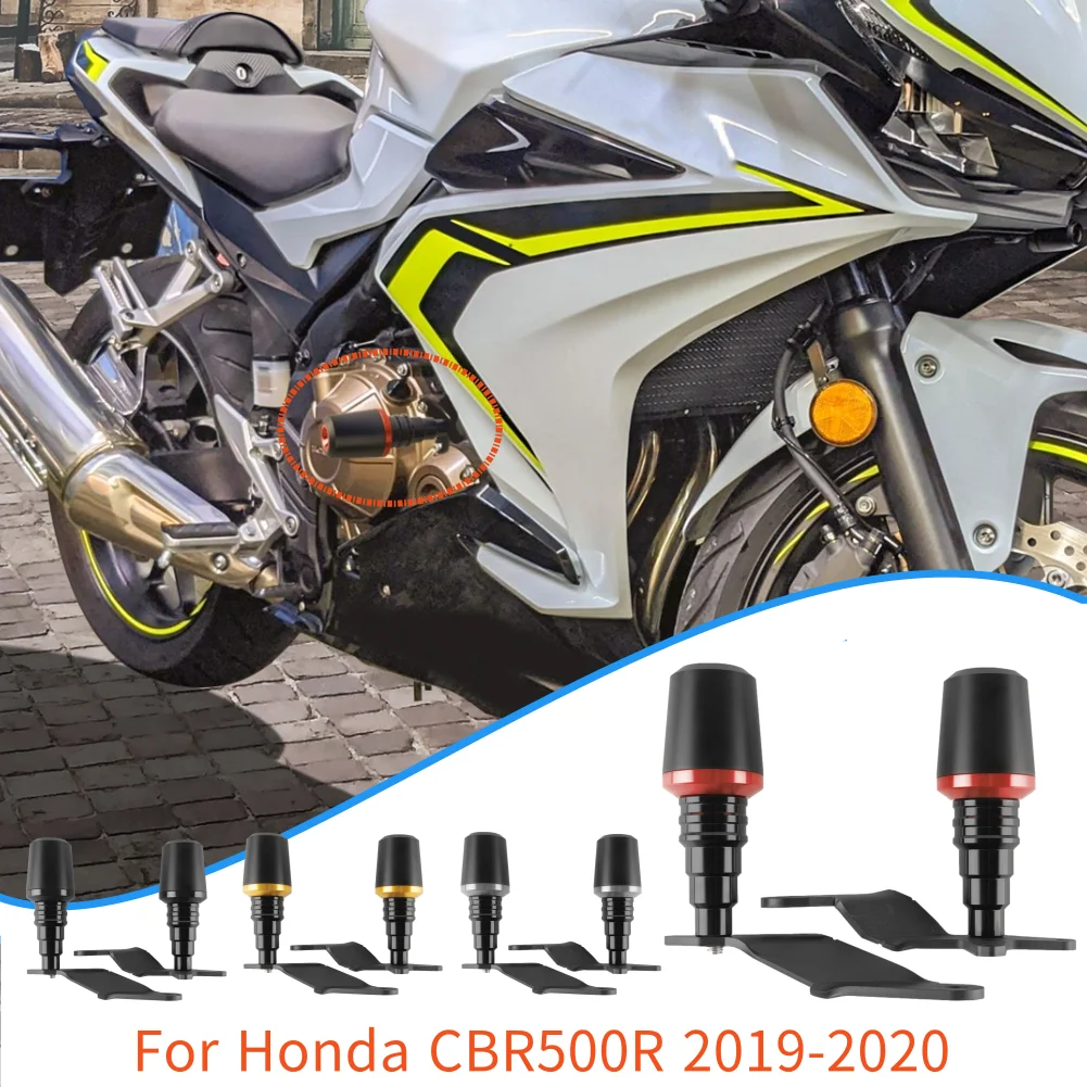 

Motorcycle CNC Frame Sliders Crash Pad Falling Protector Guard For Honda CBR500R CBR 500R CBR500 R 2019-2020 Accessories