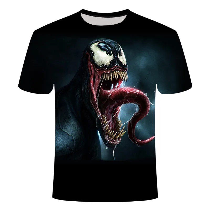 TX040 New Men/women T Shirts Venom Compression Shirt 3D Printed Summer Short Sleeve avenger sweatshirt gym hiphop large size 6XL - Цвет: TX040