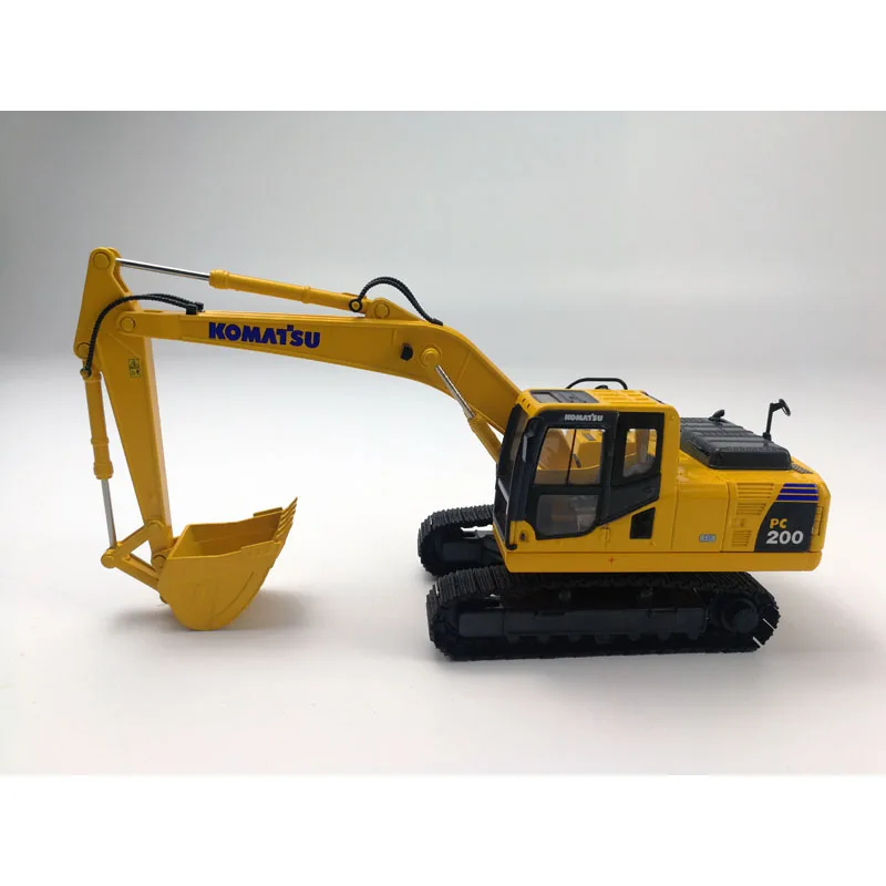 1:43 экскаватор Komatsu PC200-8MO с металлическими дорогами литые игрушечные модели -